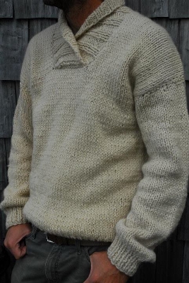 Sweater de hombre, lana 100% de oveja.