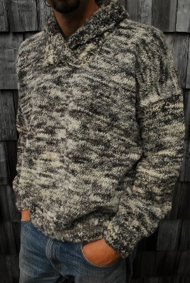Sweater de hombre, lana pitío 100% de oveja.